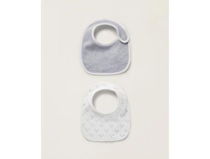 2 Babetes Newborn Cinza/Branco Zy Baby Zippy ZIPPY ZY BABY