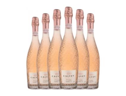 Vinho rosé CALVET Celebration Rosado Brut Reserva (0.75 L - 6 Unidades)