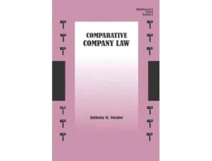 Livro Comparative Company Law de Anthony O Nwafor (Inglês)