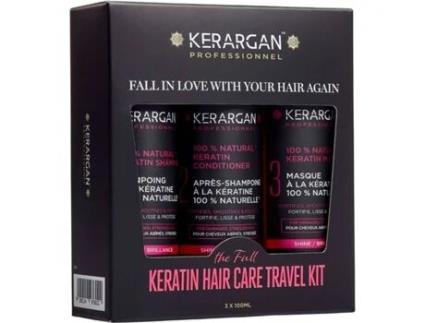 Kit de viagem Keratin Ultra Repair KERARGAN (3x100 ml)