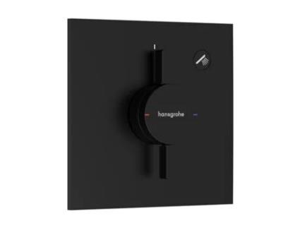 Misturadora HANSGROHE Duoturn e Encastrável 1 Consumidor Roseta Quadrada 75617 Cor: Preto Mate