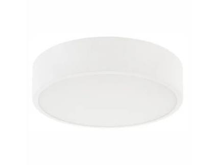 Candeeiro de Teto Dante Aço Branco 36X36X8 Cm EPIKASA