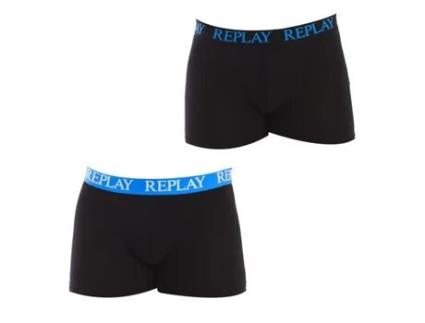Boxers de Homem REPLAY UNDERWEAR Preto (L)