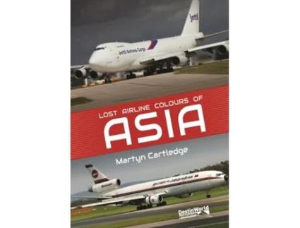 Livro lost airline colours of asia de martyn cartledge (inglês)