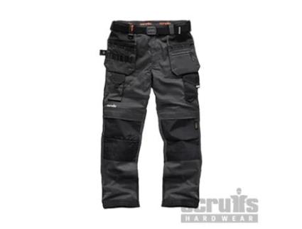 SCRUFFS T54783 Pantalón de Bolsillos Con Funda Pro Flex Color Gris