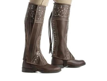 Country Half Chaps Castanho Shispano Hipica