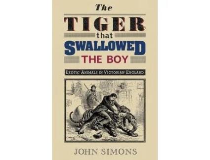 Livro tiger that swallowed the boy de john simons (inglês)