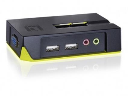 KVM-0221 Switch KVM Preto CP TECHNOLOGIES