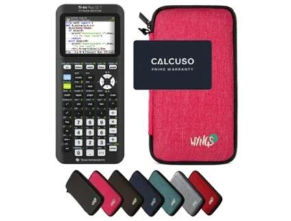 Calcuso Pacote Básico Rosa com Calculadora Grafica Ti-84 Plus Ce-T Python Edition TEXAS INSTRUMENTS