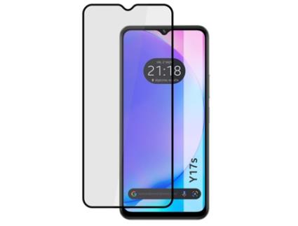Película de Ecrã Temperado Cola Completa para Vivo Y17S TUMUNDOSMARTPHONE Vidro Temperado Preto