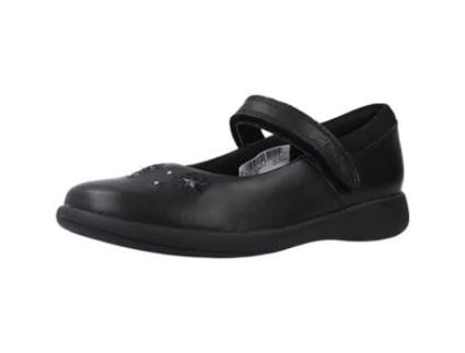 Sapatos de Criança CLARKS Etch Pele Preto (30)