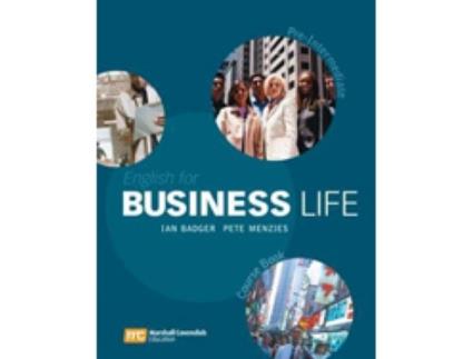 Livro English for Business Life Pre-Intermediate de Ian Badger e Pete Menzies (Inglês)