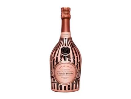 Espumante rosé LAURENT PERRIER Cuvée Rose Metal Jacket Bambú Pinot Preto Champanhe (0.75 L - 1 Unidade)