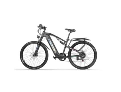 Bicicleta Elétrica Bafang SHENGMILO 500W Bateria Embutida 48V 17 5Ah Bateria Removível 7 Velocidades 27 5 Pneus Masculino Feminino S26 Preto