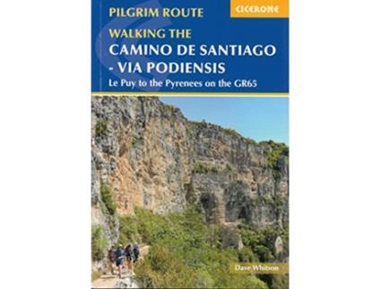 Livro Camino de Santiago Via Podiensis de Dave Whitson (Inglês)