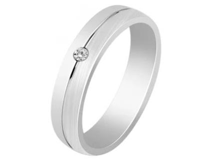 Anel Mulher em Prata de Lei 925 Mariella com Zircónias Banhado a Ródio Tam.54 0003