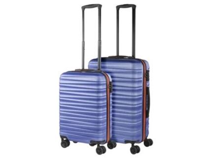 Conjunto de Malas Rígidas Abs JASLEN Oporto Azul 43X35X26 Cm