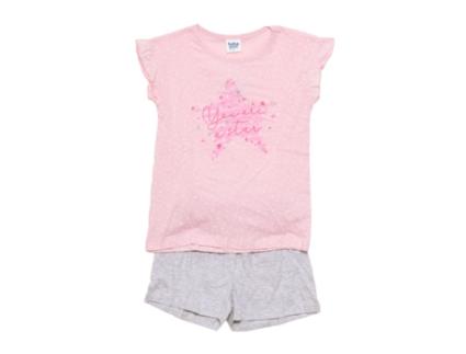 Pijama de Verão Manga Curta 21137057 Menina TOBOGAN