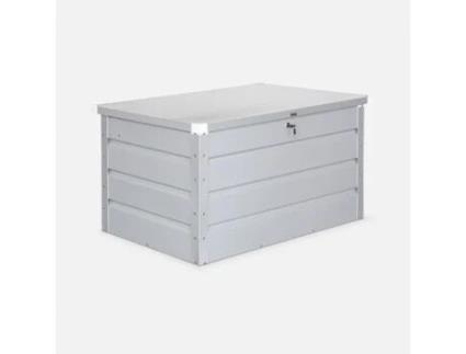 Arca de Jardim em Metal 285L Alumínio Cinzento SWEEEK