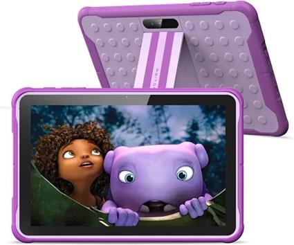 Tablet Infantil Pritom Android 10 Go de 10 Polegadas Controle dos Pais 6000Mah