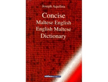 Livro Concise MalteseEnglishMaltese Dictionary de Joseph Aquilina (Inglês)