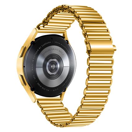 Pulseira de Relógio em Aço Inoxidável Ouro 20 Mm Samsung Watch S / Sam