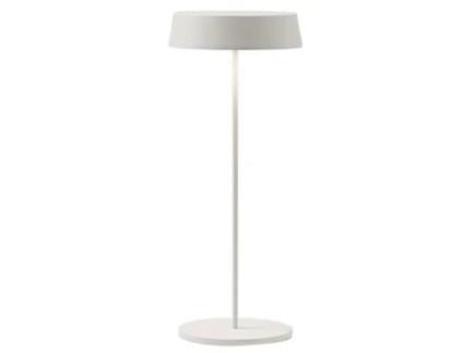 Candeeiro de Mesa Led Branco Inemuri com Usb Touch Recarregável e Regulável 12H de Autonomia ROSSINI ILLUMINAZIONE