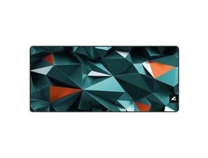 Mouse Pad para Jogos Verde/Laranja Material: Stoff Naturgummi