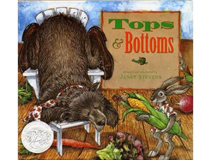 Livro Tops Bottoms de Janet Stevens (Inglês - Capa Dura)