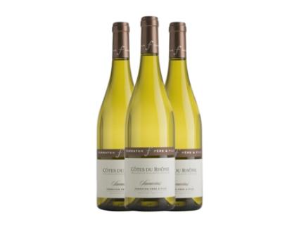 Vinho branco FERRATON PÈRE Samorëns Blanc Côtes du Rhône (0.75 L - 3 Unidades)