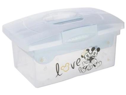 Caixa de Armazenamento Infantil KEEEPER Patryk Mickey Azul Nublado