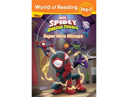 Livro World of Reading Spidey and His Amazing Friends Super Hero Hiccups de Disney Books (Inglês)