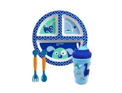 Kit MULTIKIDS BABYBaby Fase 3 Alimentação Azul