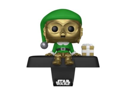 Figura Funko STAR WARS C-3Po Pop! Edge-Sitter Suporte para Meias