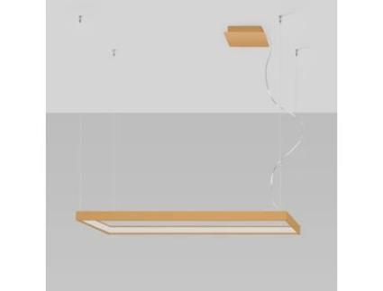 Candeeiro de Teto Led SOLLUX (Aluminio - Tuula M - Dourado - 3000K)