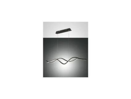 Lustre Pendente Sinuo Led 36W Preto 3666-45-101 FABAS LUCE