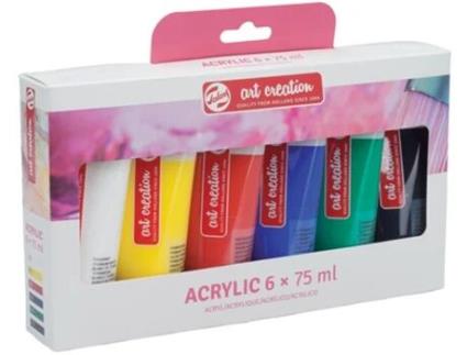 Tinta Acrílica Artcreation 75 Ml Conjunto de 6 ROYAL TALENS