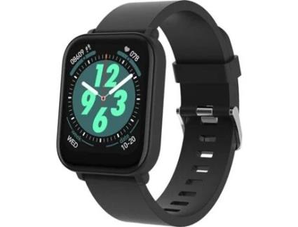 Smartwatch Desportivo GOODIS Retangular Preto (Outlet Grade A )