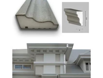 Pacote de 20Ml de Moldura Decorativa em Resina Xps para Uso Externo 13 5X6X200Cm Pd079 ETERNAL PARQUET