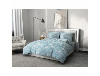 Conjunto de capa de edredom HOME LINGE PASSION Azul 220 x 240 cm