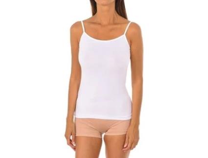 T-Shirt de Mulher Q-EN Branco (4XL)