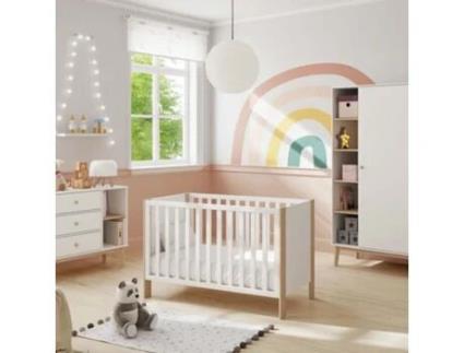 Berço em Mdf Branco 60X120Cm MUEMUE