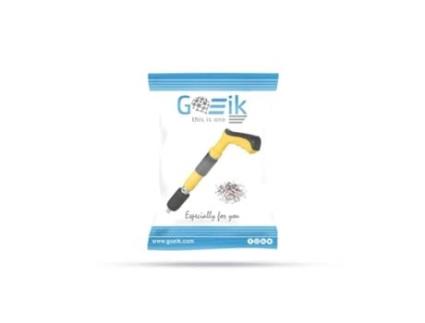 Mini Pistola de Alta Pressão Manual com Pack de 50 Pregos GOEIK BY PC GO
