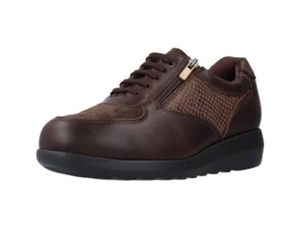 Sapatos de Mulher PINOSOS Tecido Castanho (39)