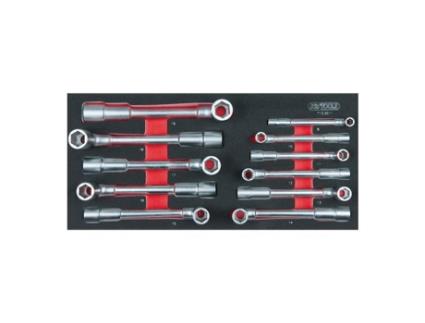 Módulo de Chave para Tubos Desbloqueado Hexágono 11 Peças Ks Tools 713.2011 KSTOOLS