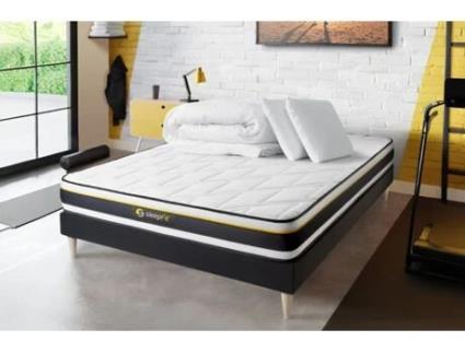 Sommier de Casal Soft Altura SLEEPFIT Preto (180x200)