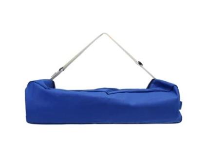 PERPETUAL Bolsa para Tapete de Yoga Pilates Algodão Orgânico 100% Ecológico - Alça Ajustável com Bolsos Internos - Tamanho Grande e Largo