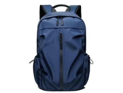 Mochila Masculina Grande Capacidade Leve Impermeável Viagem Computador Mochila Saco Escolar-Azul