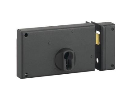 THIRARD Fechadura de Perfil Cilíndrico Horizontal de Superfície com Gancho 140X83Mm Direito 8118