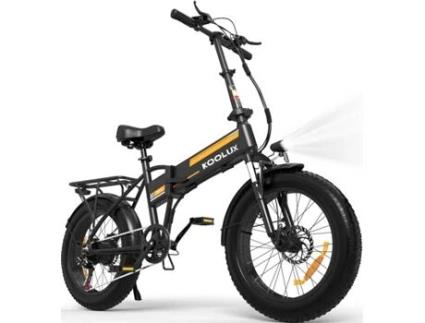 Bicicleta Elétrica KOOLUX Kl-Bk10S 48V 13Ah 500W 90Km Preto